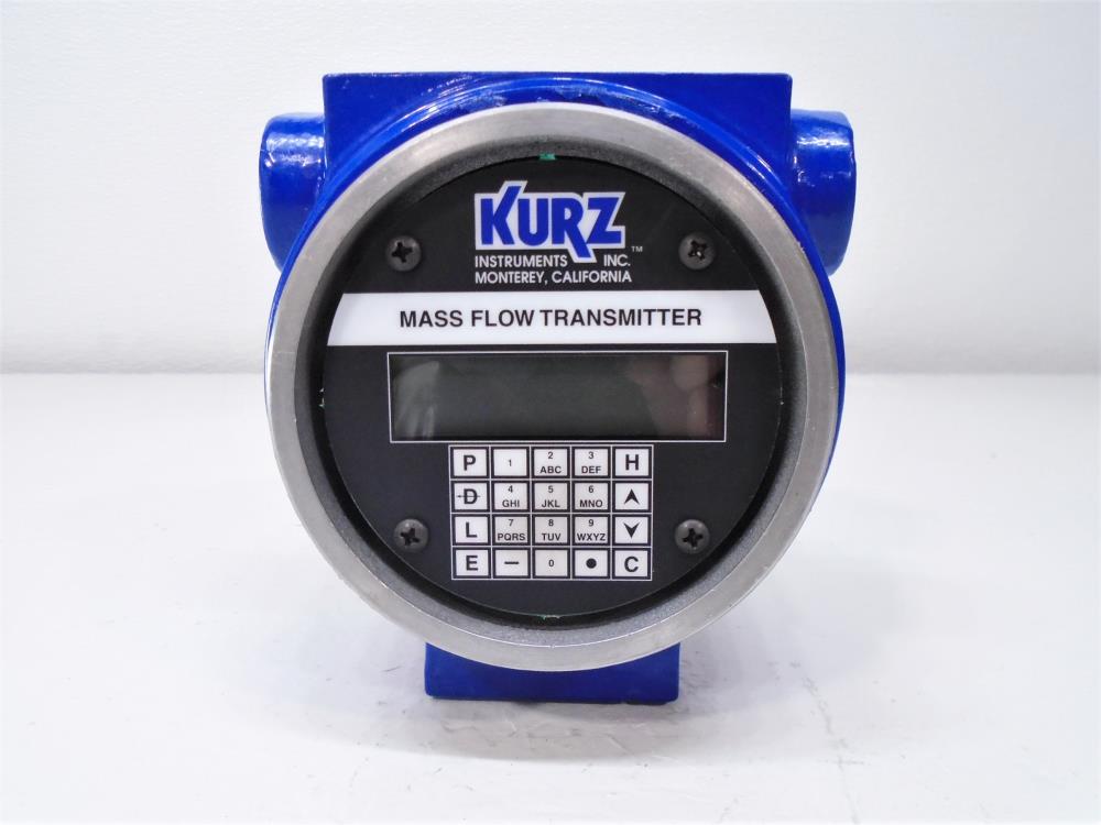 KURZ 1" 150# 316SS Flow Meter 454PFTB-16-HHT with Mass Flow Transmitter